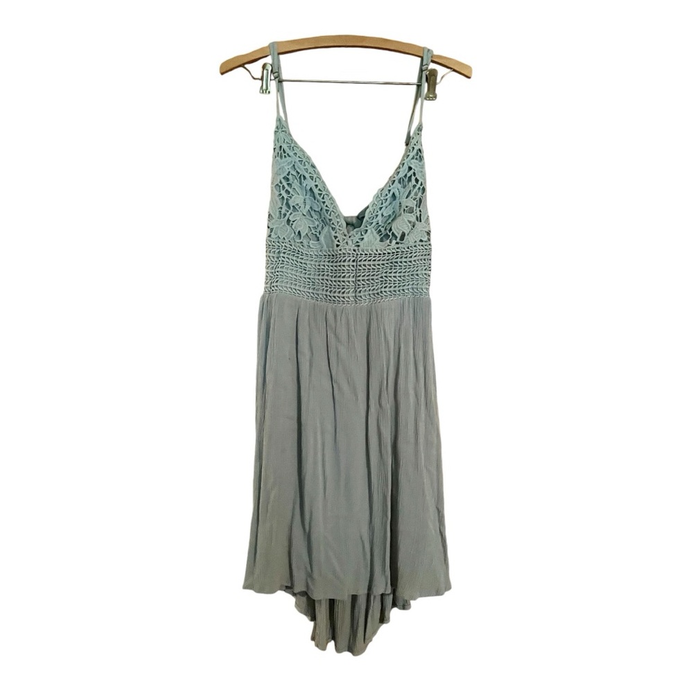 Ocean Drive Blue Open-Back Sundress | Large
